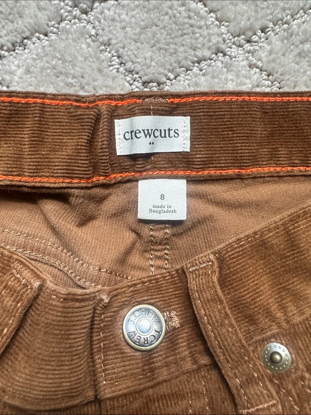 Crewcuts Boys Corduroy Pants in Warm Brown